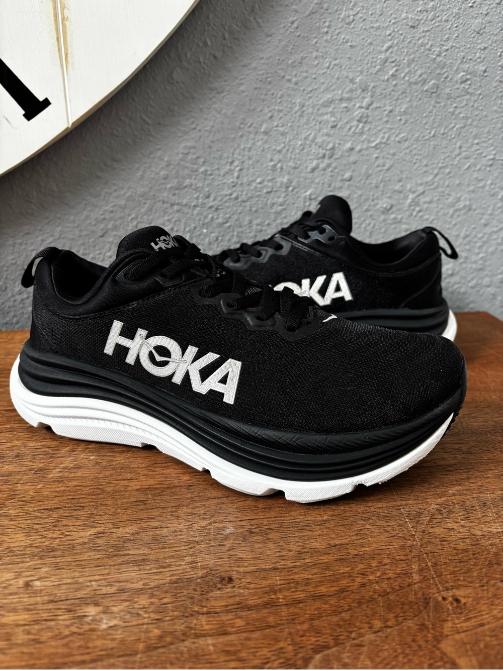 Hoka Women Wide 7.5  Gaviota Athletic Running Shoes